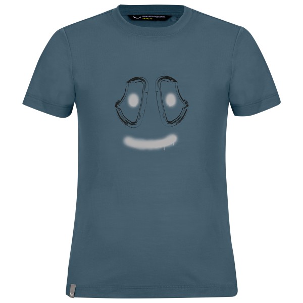Salewa - Kid's Graphic Dry S/S Tee - T-Shirt Gr 104;116;140;152;164;92 blau;rosa von Salewa