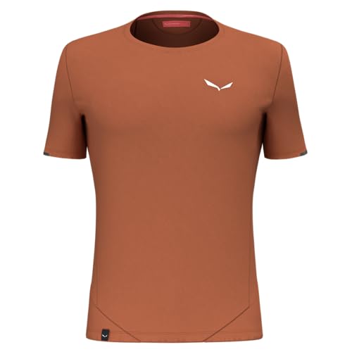 Salewa Pedroc Dry M Hyb T-Shirt., Bombay Brown, XXL von Salewa