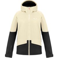 Salewa Puez GTX 2L W Jacket Damen Wetterschutzjacke beige Gr. 38 von Salewa