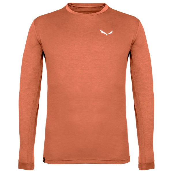 Salewa - Puez Melange Dry L/S Tee - Funktionsshirt Gr M orange von Salewa