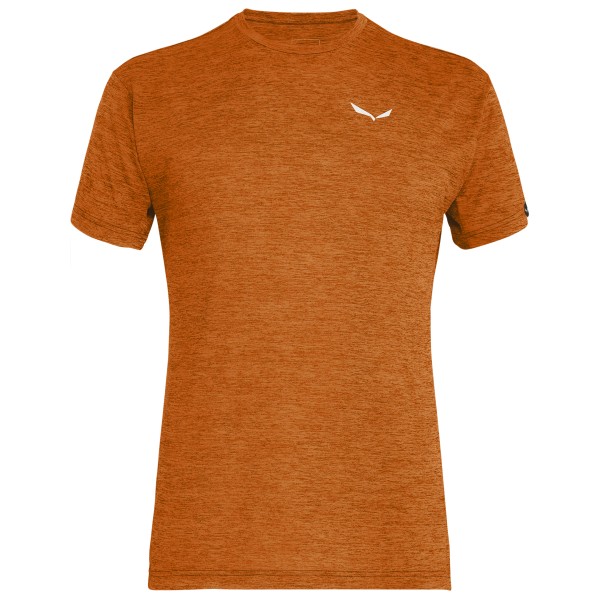 Salewa - Puez Melange Dry S/S Tee - T-Shirt Gr 46 braun/orange von Salewa