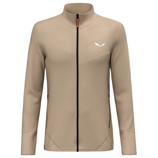 Salewa - Puez Waffle Hybrid PL Jacket - Fleecejacke Gr 54 beige von Salewa