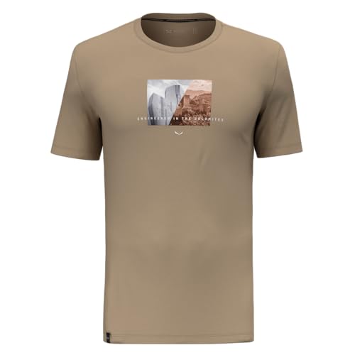 Salewa Pure Design Dry T-Shirt Men, Quicksand, XL von Salewa