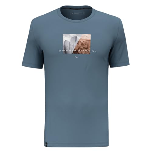Salewa Pure Design Dry T-Shirt Men, Java Blue, L von Salewa
