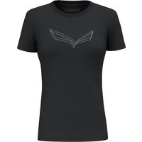 Salewa Pure Eagle Frame Dry T-Shirt Damen schwarz Gr. 44 von Salewa
