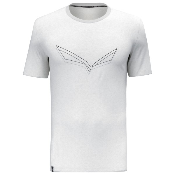 Salewa - Pure Eagle Frame Dry T-Shirt - Funktionsshirt Gr 46 weiß von Salewa