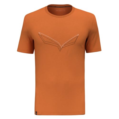 Salewa Pure Eagle Frame Dry T-Shirt Men, Burnt orange, M von Salewa