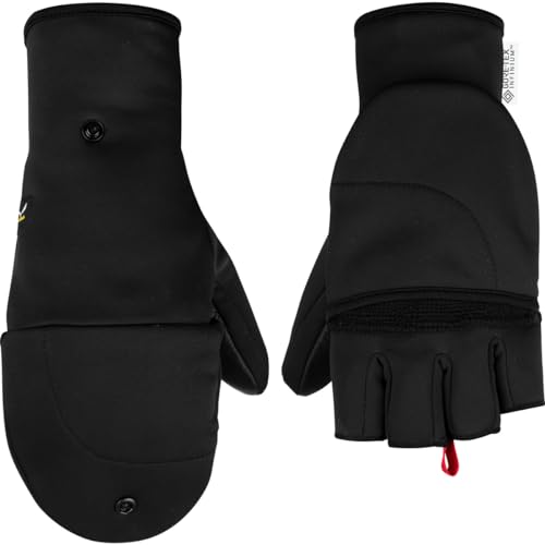 Salewa Sesvenna Fold Back Gore® Windstopper® Handschuhe, Schwarz, L von Salewa
