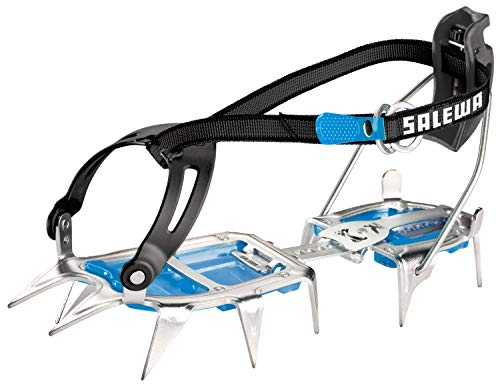 SALEWA Unisex Steigeisen Alpinist Combi, Steel/Blue, One Size von Salewa