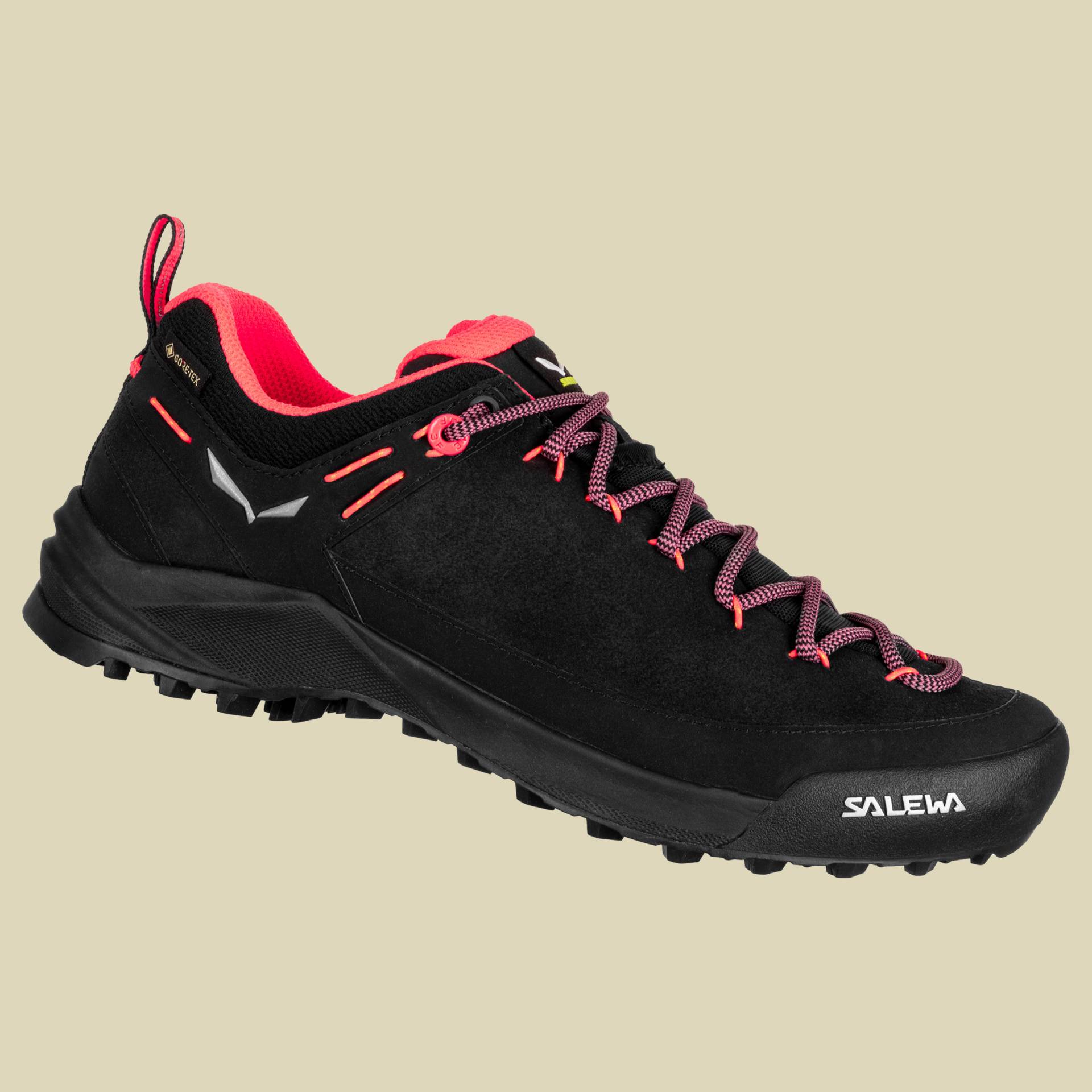 Wildfire Leather GTX Women Größe UK 7,5  Farbe black/fluo coral von Salewa