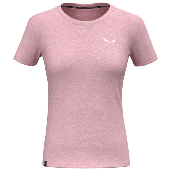 Salewa - Women's Eagle Minilogo Alpine Merino T-Shirt - Merinoshirt Gr 34;36;38;40;42 rosa;schwarz von Salewa