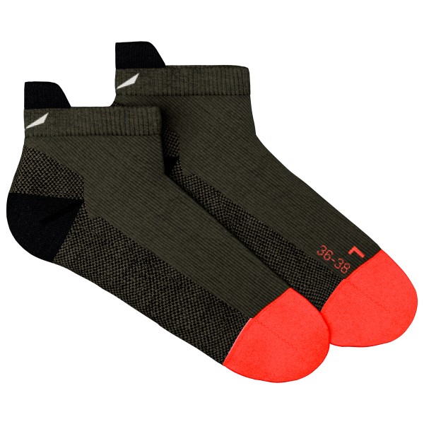 Salewa - Women's MTN TRN All Mountain Low Sock - Wandersocken Gr 36-38;39-41;42-44 rot;schwarz von Salewa