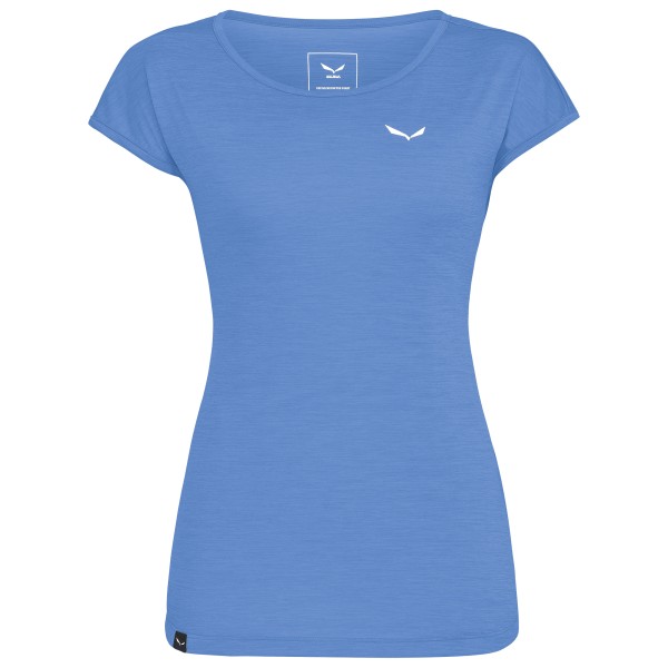 Salewa - Women's Puez Melange Dry S/S Tee - T-Shirt Gr 44 blau von Salewa