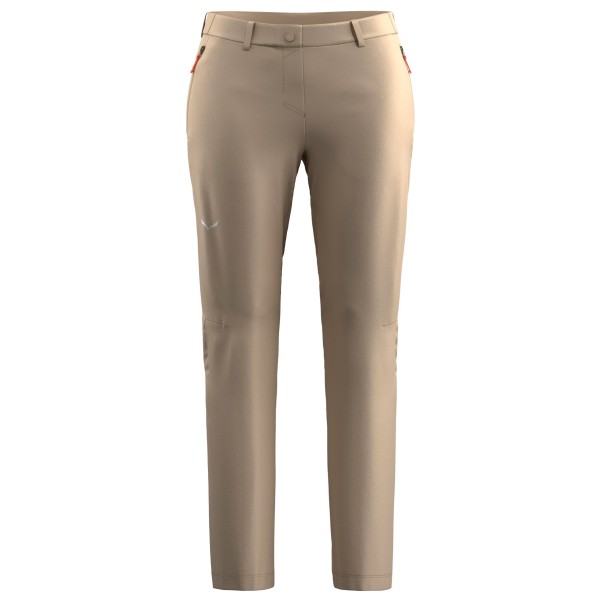 Salewa - Women's Puez Talvena DST Pant - Trekkinghose Gr 46 - Regular beige/braun von Salewa