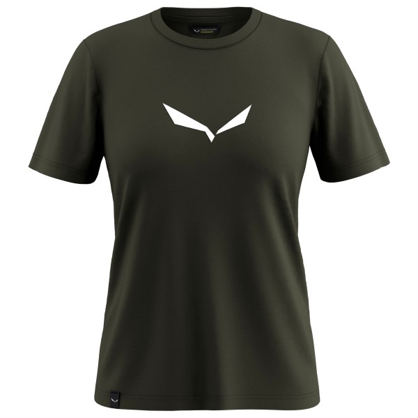 Salewa - Women's Solid Dri-Release S/S Tee - T-Shirt Gr 34 oliv/schwarz von Salewa