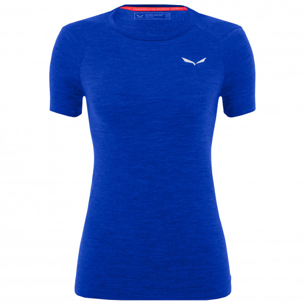 Salewa - Women's Zebru Fresh AMR T-Shirt - Merinounterwäsche Gr 42 blau von Salewa