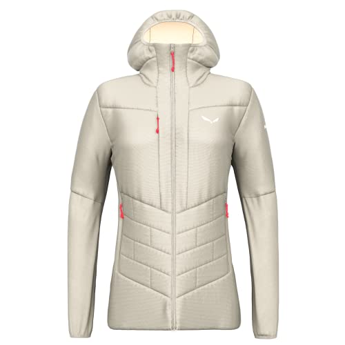 Salewa Womens Trekkingjacke Ortles Hybrid Tirolwool Responsive Jacket Women, Beige-Oatmeal, 27188-7260, XL von Salewa