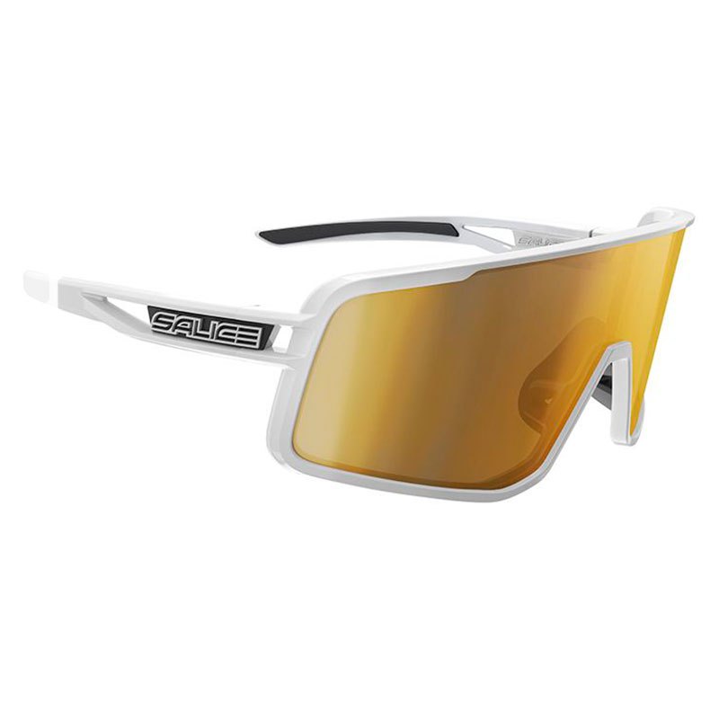 Salice 022 Rw Hydro+spare Lens Sunglasses Weiß Mirror RW Hydro Gold/CAT3 + Clear/CAT0 von Salice