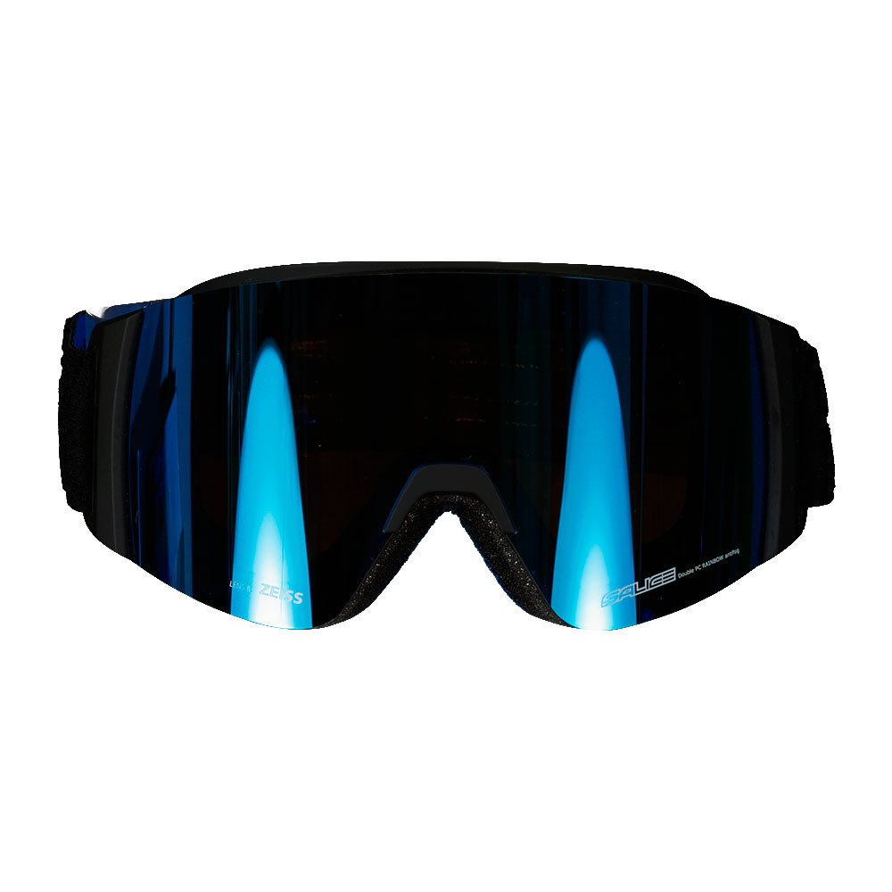 Salice 105 Otg Double Mirror Rw Antifog Ski Goggles 105darwf-black -blue Schwarz Double Antifog Mirror Blue/CAT3 von Salice