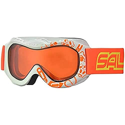 Salice 601dad Skibrille S Weiß/Orange von Salice