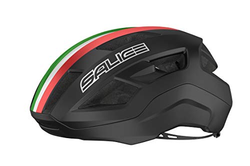 SALICE Unisex – Erwachsene Fahrradhelm Größe M-l 58-61 Schwarz Italien Ventoxl von Salice