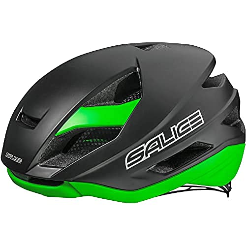 Weide Levante aero Helm, Black-Green von Salice