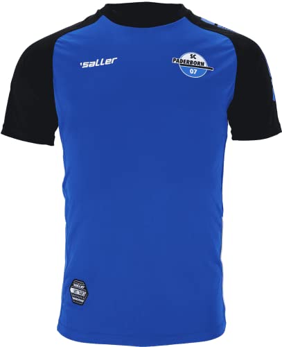 Saller SC Paderborn 07 Trainingsshirt 21/23 105 blau-schwarz Gr. 128 von Saller