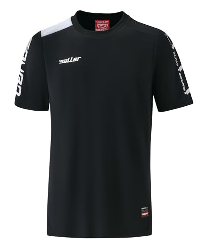 Saller T-Shirt »sallerSquad50« 360 schwarz-weiß Gr. XL von Saller