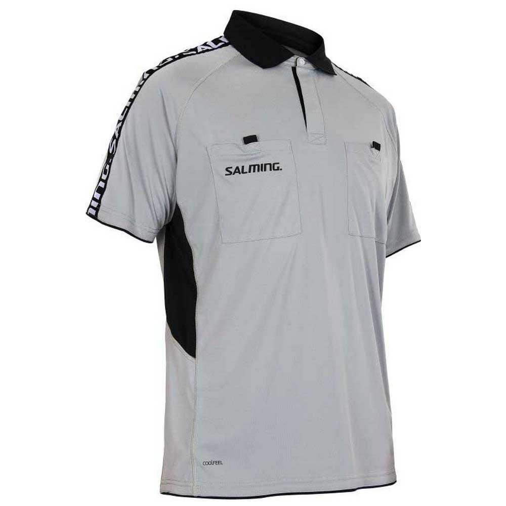 Salming Referee Short Sleeve Polo Shirt Grau L Mann von Salming