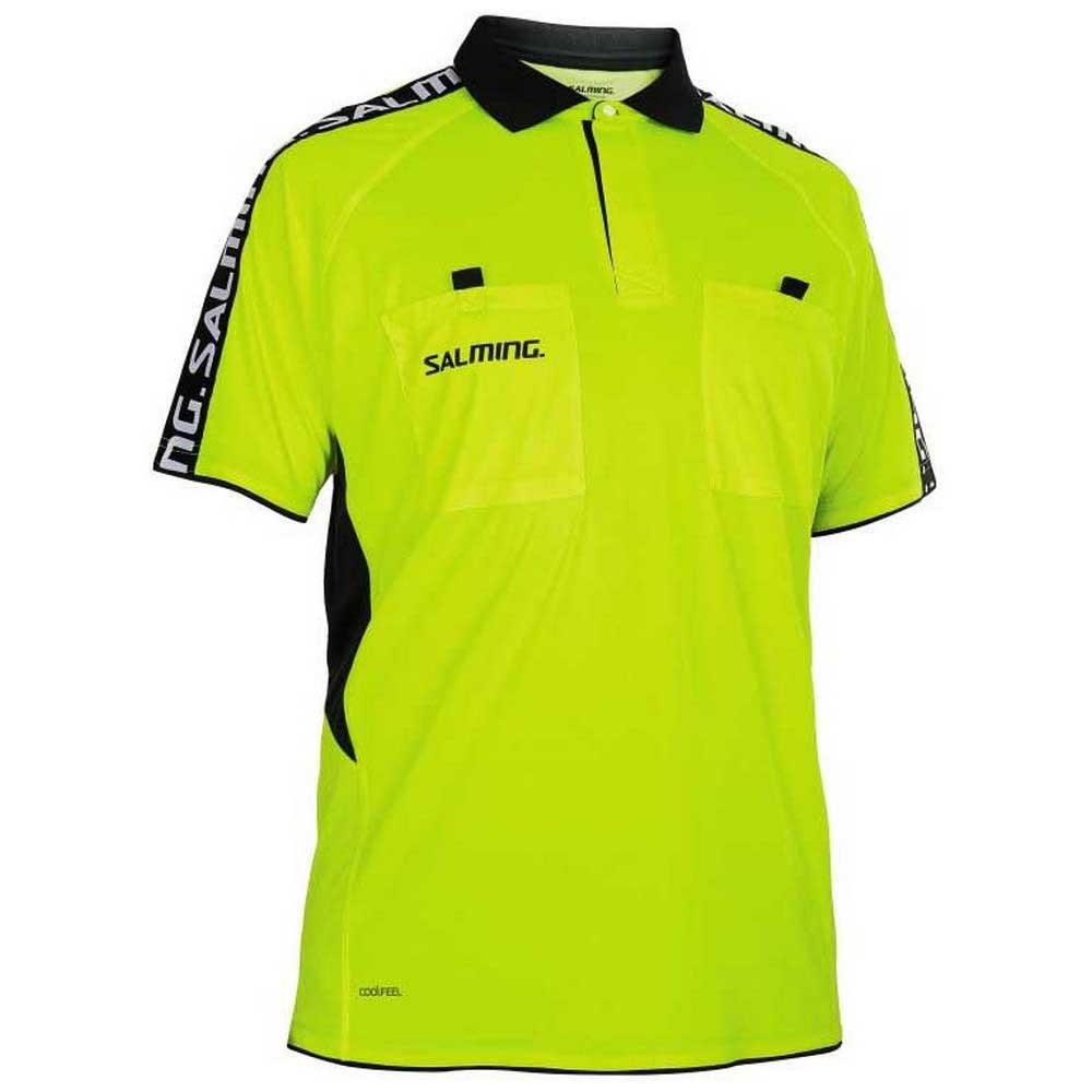 Salming Referee Short Sleeve Polo Shirt Grün XL Mann von Salming