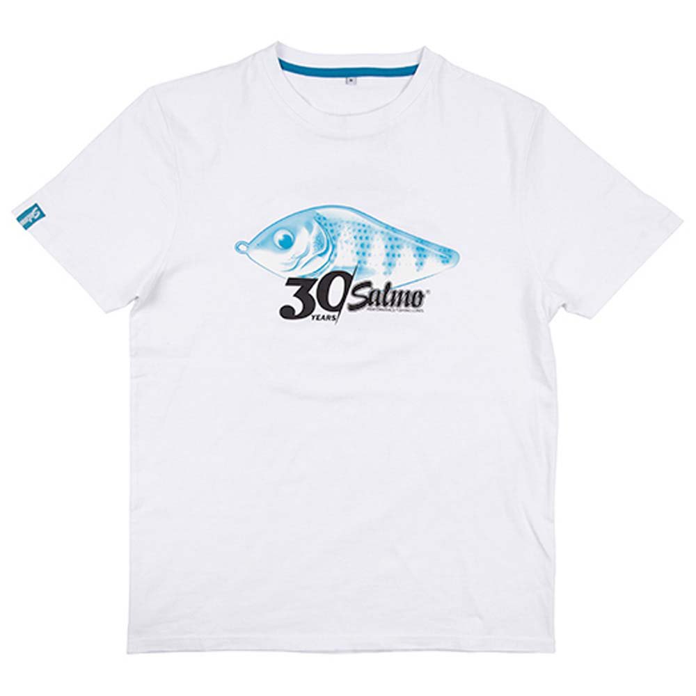 Salmo 30th Anniversary Short Sleeve T-shirt Weiß 2XL Mann von Salmo