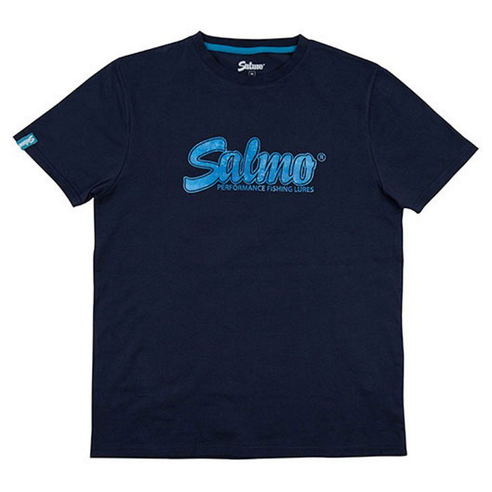 Salmo Slider Short Sleeve T-shirt Blau 2XL Mann von Salmo