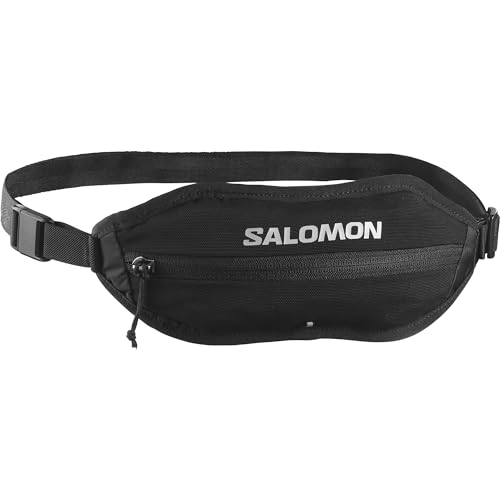 Salomon Active Sling Unisex-Vielseitiger Wandergürtel, Einfacher Zugriff, Präzise Passform, Minimalistisches Design, Schwarz von Salomon