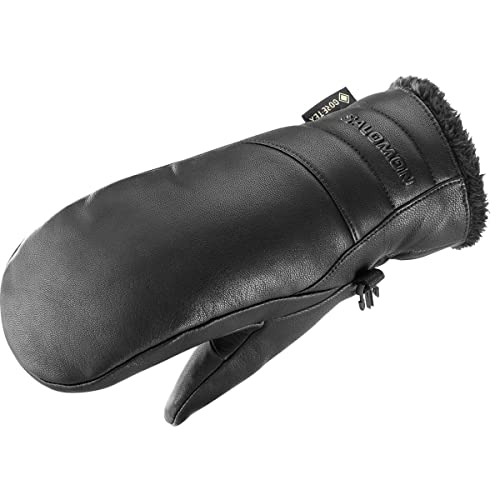 SALOMON Native Gore-Tex Handschuhe Damen, Wetterschutz, Style, Einfach zu benutzen, Deep Black, L von Salomon