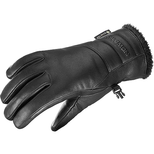 Salomon Native Gore-Tex Handschuhe Damen, Wetterschutz, Style, Einfach zu benutzen, Deep Black, L von Salomon