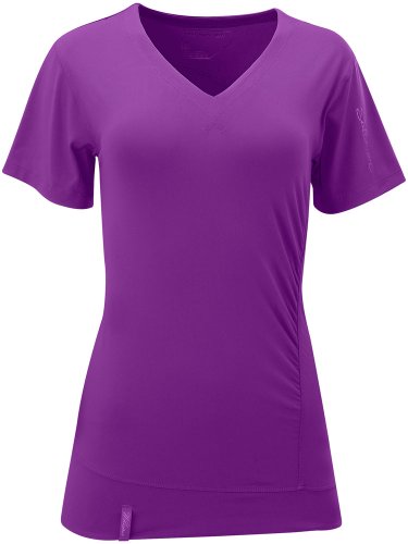 SALOMON Damen T-Shirt Whisper II, Very Purple, M, L12873800-M von Salomon
