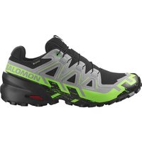 SALOMON Herren Trailrunningschuhe SHOES SPEEDCROSS 6 GTX Black/Allo/Grgeck von Salomon