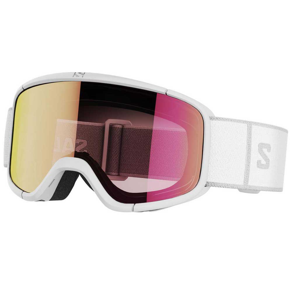 Salomon Aksium 2.0 S Junior Ski Goggles Weiß Ruby/CAT 2 von Salomon