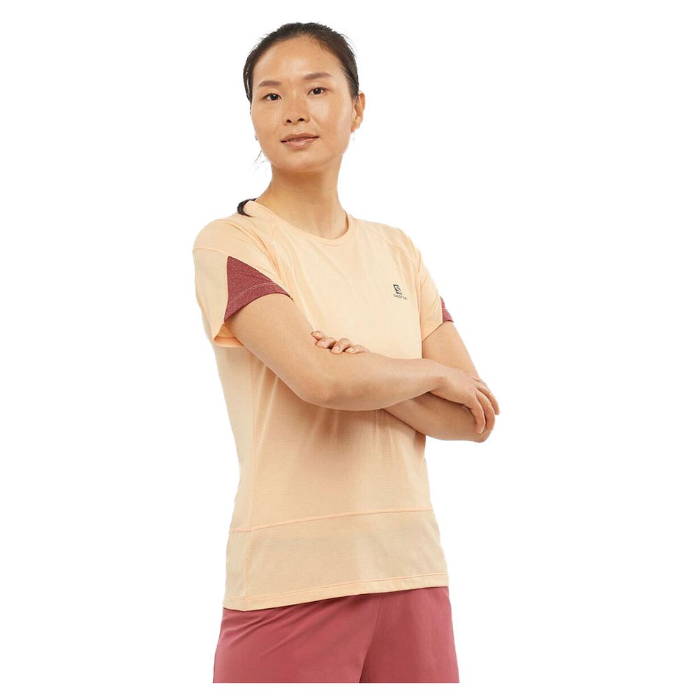 Salomon Cross Run Short Sleeve T-shirt Orange XS Frau von Salomon