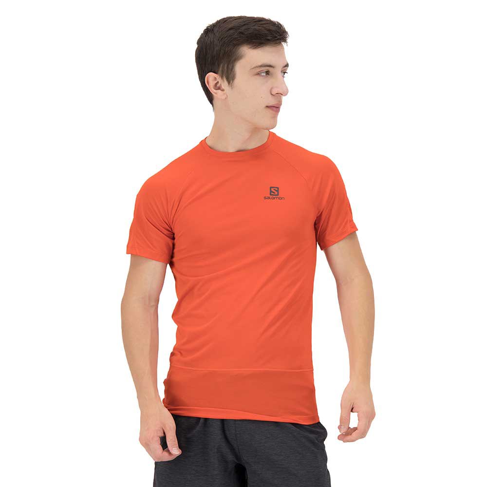 Salomon Cross Run Short Sleeve T-shirt Rot XS Mann von Salomon