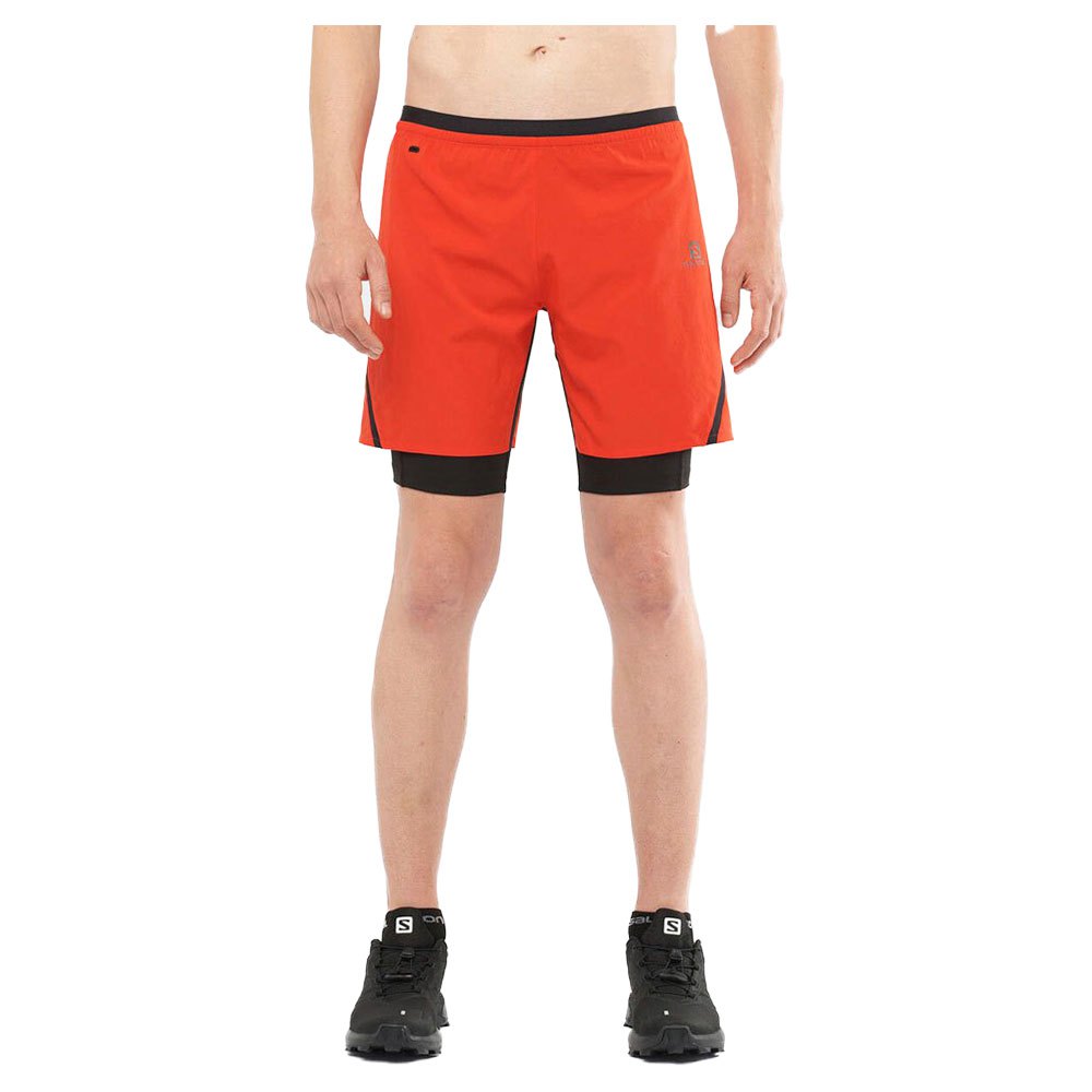 Salomon Cross Twinskin Shorts Orange 2XL Mann von Salomon
