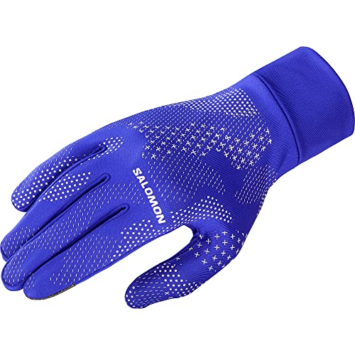 Salomon Cross Warm Unisex-Handschuhe, praktisch, atmungsaktive Wärme, intelligentes Design, Blau, M von Salomon