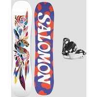 Salomon Grace+Goodtime Black Xs 2024 Snowboard-Set uni von Salomon