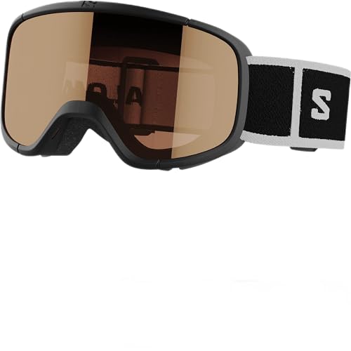 Salomon Lumi Access Kinder-Brille Ski Snowboarden, Kinderfreundliche Passform und Komfort, mehr Augenkomfort und Haltbarkeit, Schwarz, Einheitsgröße von Salomon