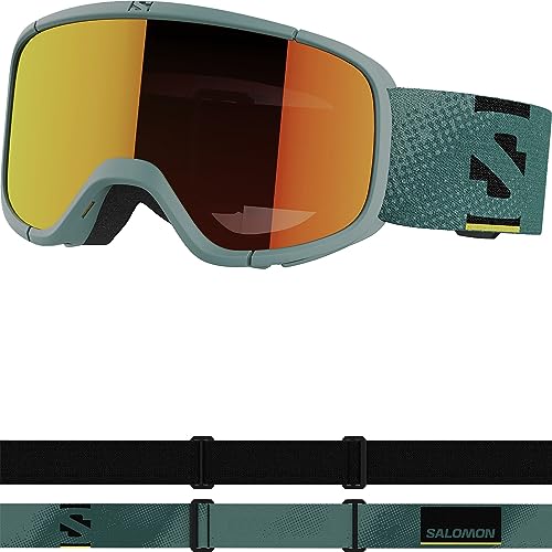 Salomon Lumi Kinder-Brille Ski Snowboarden, Kinderfreundliche Passform und Komfort, Reduzierung von Augenermüdung und Blendung sowie Haltbarkeit, Blau, Einheitsgröße von Salomon