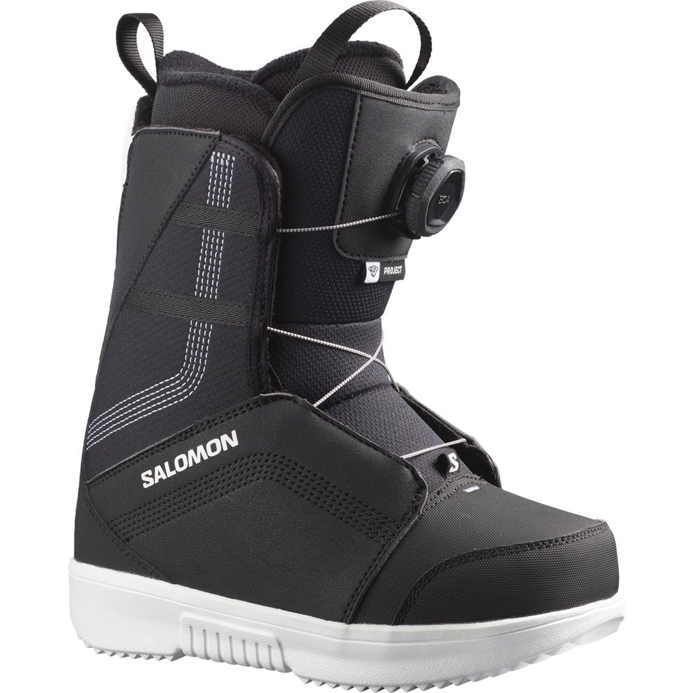 Salomon Project Boa Kids Snowboard Boots Schwarz 23.5 von Salomon