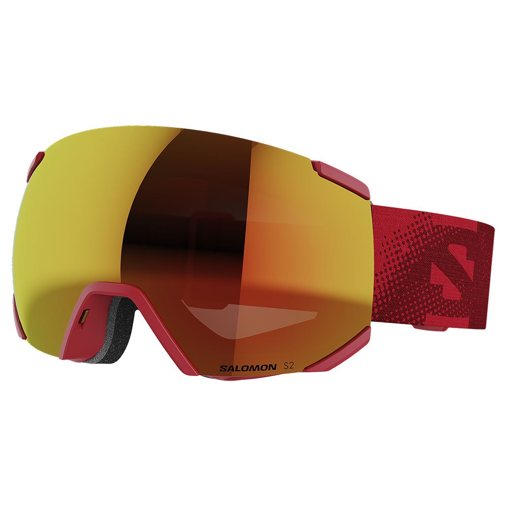 Salomon Radium Ski Goggles Rot Mid Red/CAT2 von Salomon