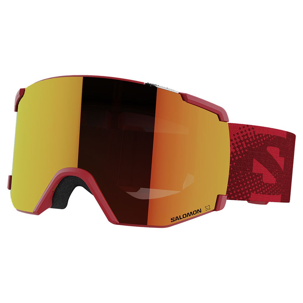 Salomon S/view Ski Goggles Rot Mid Red/CAT2 von Salomon