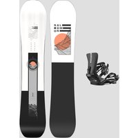 Salomon Sight+Rhythm Black L 2024 Snowboard-Set uni von Salomon