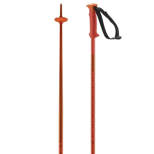 Salomon Unisex-Adult Polar Alpine Poles, Cherry Tomato, 130 von Salomon